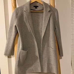 Sweater blazer in gray
